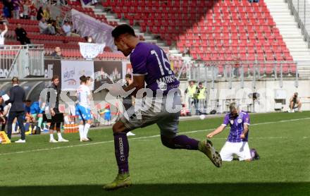 Fussball 2. Liga. SK Austria Klagenfurt gegen FAC Wien. Torjubel Oliver Markoutz (Klagenfurt). Klagenfurt, am 4.10.2020.
Foto: Kuess
www.qspictures.net
---
pressefotos, pressefotografie, kuess, qs, qspictures, sport, bild, bilder, bilddatenbank