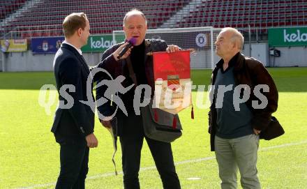 Fussball 2. Liga. SK Austria Klagenfurt gegen FAC Wien. Christian Rosenzopf, Egon Katnik, Guenther Gogo Golautschnig (Klagenfurt). Klagenfurt, am 4.10.2020.
Foto: Kuess
www.qspictures.net
---
pressefotos, pressefotografie, kuess, qs, qspictures, sport, bild, bilder, bilddatenbank