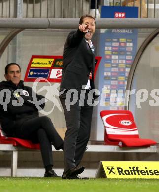Fussball Laenderspiel. Oesterreich gegen Griechenland. Trainer Franco Foda (Oesterreich). Klagenfurt Woerthersee Stadion, am 7.10.2020.
Foto: Kuess
www.qspictures.net
---
pressefotos, pressefotografie, kuess, qs, qspictures, sport, bild, bilder, bilddatenbank