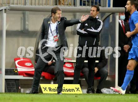 Fussball Laenderspiel. Oesterreich gegen Griechenland. Trainer Franco Foda (Oesterreich). Klagenfurt Woerthersee Stadion, am 7.10.2020.
Foto: Kuess
www.qspictures.net
---
pressefotos, pressefotografie, kuess, qs, qspictures, sport, bild, bilder, bilddatenbank