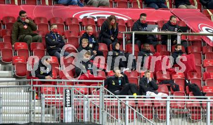 Fussball Laenderspiel. Oesterreich gegen Griechenland. Spielerbank (Oesterreich). Klagenfurt Woerthersee Stadion, am 7.10.2020.
Foto: Kuess
www.qspictures.net
---
pressefotos, pressefotografie, kuess, qs, qspictures, sport, bild, bilder, bilddatenbank