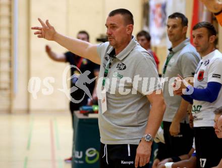 Handball. HLA. SC Kelag Ferlach gegen UHK Krems. Trainer Uros Serbec (Ferlach). Ferlach, am 9.10.2020.
Foto: Kuess
---
pressefotos, pressefotografie, kuess, qs, qspictures, sport, bild, bilder, bilddatenbank