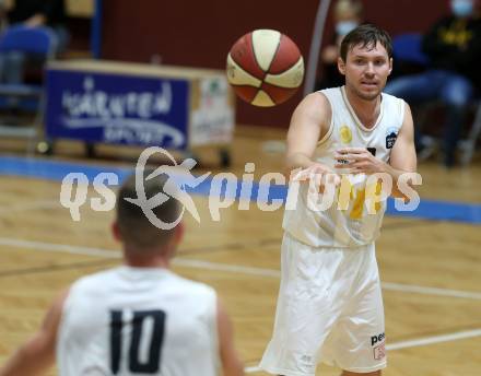 Basketball Zweite Liga 2020/2021. Grunddurchgang 3. Runde. Woerthersee Piraten gegen  RAIDERS Tirol. Jan-Arne Apschner (Piraten). Klagenfurt, am 10.10.2020.
Foto: Kuess
www.qspictures.net

---
pressefotos, pressefotografie, kuess, qs, qspictures, sport, bild, bilder, bilddatenbank