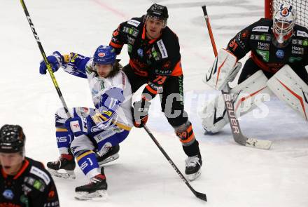 EBEL. Eishockey Bundesliga. VSV gegen Moser Medical Graz99ers. Christof Wappis, (VSV), Mario Altmann, Olivier Rodrigue   (Graz). Villach, am 11.10.2020.
Foto: Kuess
www.qspictures.net
---
pressefotos, pressefotografie, kuess, qs, qspictures, sport, bild, bilder, bilddatenbank