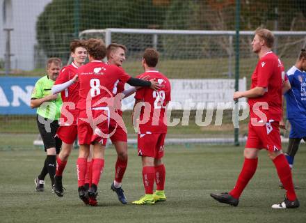Fussball. 2. Klasse A. Spittal/Drau 1b gegen Ainet. Torjubel Michael Oberwinkler (Spittal). Spittal, 10.10.2020.
Foto: Kuess
---
pressefotos, pressefotografie, kuess, qs, qspictures, sport, bild, bilder, bilddatenbank