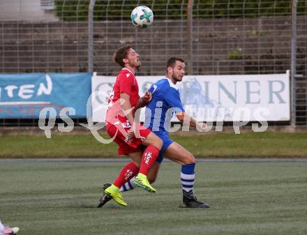 Fussball. 2. Klasse A. Spittal/Drau 1b gegen Ainet. Emanuel Salcher (Spittal),  Emanuel Johannes Lenzhofer (Ainet). Spittal, 10.10.2020.
Foto: Kuess
---
pressefotos, pressefotografie, kuess, qs, qspictures, sport, bild, bilder, bilddatenbank