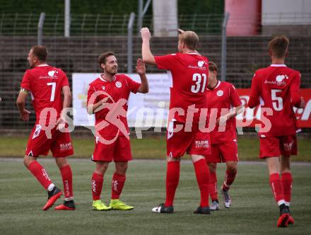 Fussball. 2. Klasse A. Spittal/Drau 1b gegen Ainet. Torjubel Emanuel Salcher  (Spittal). Spittal, 10.10.2020.
Foto: Kuess
---
pressefotos, pressefotografie, kuess, qs, qspictures, sport, bild, bilder, bilddatenbank