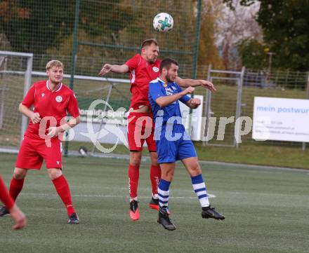 Fussball. 2. Klasse A. Spittal/Drau 1b gegen Ainet. Dominik Pichelkastner  (Spittal),   Emanuel Johannes Lenzhofer (Ainet). Spittal, 10.10.2020.
Foto: Kuess
---
pressefotos, pressefotografie, kuess, qs, qspictures, sport, bild, bilder, bilddatenbank
