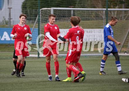 Fussball. 2. Klasse A. Spittal/Drau 1b gegen Ainet. Torjubel Michael Oberwinkler (Spittal). Spittal, 10.10.2020.
Foto: Kuess
---
pressefotos, pressefotografie, kuess, qs, qspictures, sport, bild, bilder, bilddatenbank