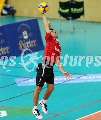 Volleyball Bundesliga. Woerthersee Loewen gegen UVC Ried. RAINER Christian (Woerthersee Loewen).  Klagenfurt, am 7.11.2020.
Foto: Kuess
---
pressefotos, pressefotografie, kuess, qs, qspictures, sport, bild, bilder, bilddatenbank
