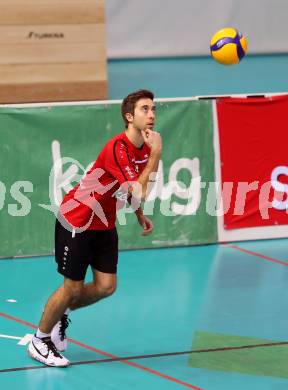 Volleyball Bundesliga. Woerthersee Loewen gegen UVC Ried. RAINER Christian (Woerthersee Loewen).  Klagenfurt, am 7.11.2020.
Foto: Kuess
---
pressefotos, pressefotografie, kuess, qs, qspictures, sport, bild, bilder, bilddatenbank