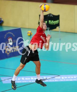 Volleyball Bundesliga. Woerthersee Loewen gegen UVC Ried. KOPSCHAR Arwin (Woerthersee Loewen).  Klagenfurt, am 7.11.2020.
Foto: Kuess
---
pressefotos, pressefotografie, kuess, qs, qspictures, sport, bild, bilder, bilddatenbank