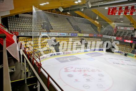 EBEL. Eishockey Bundesliga. KAC gegen	Dornbirn Bulldogs. Eishalle (KAC). Klagenfurt, am 9.11.2020.
Foto: Kuess
www.qspictures.net

---
pressefotos, pressefotografie, kuess, qs, qspictures, sport, bild, bilder, bilddatenbank