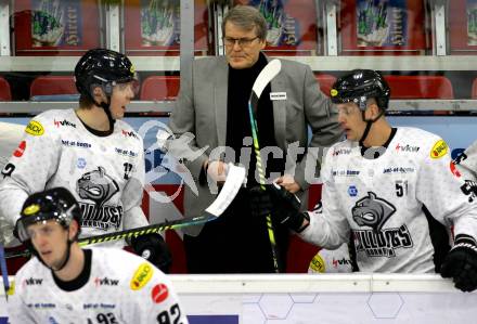 EBEL. Eishockey Bundesliga. KAC gegen	Dornbirn Bulldogs.  Trainer Kai Suikannen  (Dornbirn). Klagenfurt, am 9.11.2020.
Foto: Kuess
www.qspictures.net

---
pressefotos, pressefotografie, kuess, qs, qspictures, sport, bild, bilder, bilddatenbank