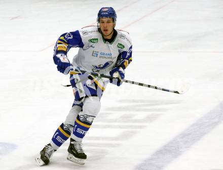 EBEL. Eishockey Bundesliga. VSV gegen Dornbirn Bulldogs.  Jordan Caron (VSV). Villach, am 10.11.2020.
Foto: Kuess
www.qspictures.net
---
pressefotos, pressefotografie, kuess, qs, qspictures, sport, bild, bilder, bilddatenbank