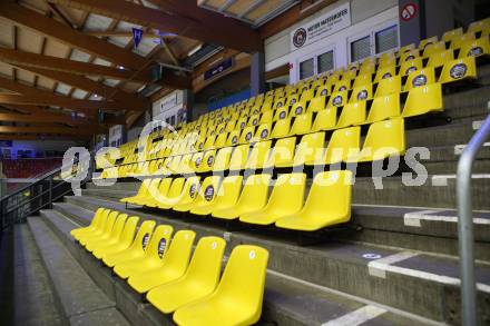 EBEL. Eishockey Bundesliga. VSV gegen Dornbirn Bulldogs.  Eishalle, Tribuene (VSV). Villach, am 10.11.2020.
Foto: Kuess
www.qspictures.net
---
pressefotos, pressefotografie, kuess, qs, qspictures, sport, bild, bilder, bilddatenbank
