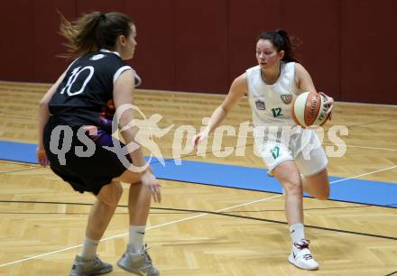Basketball Damen Superliga 2020/2021. Grunddurchgang 5. Runde.  KOS Celovec Damen gegen Vienna United PSV Capricorns. Patricia Struhar,  (KOS Celovec), Agueda Trujillo (Vienna). Klagenfurt, am 14.11.2020.
Foto: Kuess
www.qspictures.net

---
pressefotos, pressefotografie, kuess, qs, qspictures, sport, bild, bilder, bilddatenbank