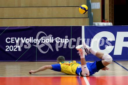 Volleyball. CEV Cup. SK Zadruga Aich/Dob gegen VK Dukla Liberec (CZE).   Blazej Podlesny (Aich/Dob). Bleiburg, am 18.11.2020.
Foto: Kuess
www.qspictures.net
---
pressefotos, pressefotografie, kuess, qs, qspictures, sport, bild, bilder, bilddatenbank
