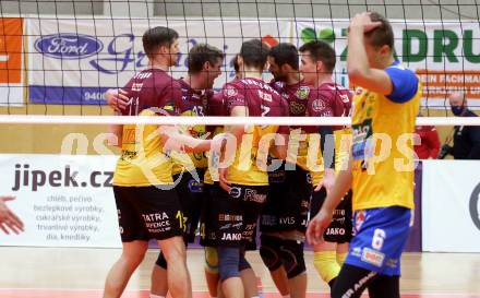 Volleyball. CEV Cup. SK Zadruga Aich/Dob gegen VK Dukla Liberec (CZE).   Jubel Liberec. Bleiburg, am 18.11.2020.
Foto: Kuess
www.qspictures.net
---
pressefotos, pressefotografie, kuess, qs, qspictures, sport, bild, bilder, bilddatenbank