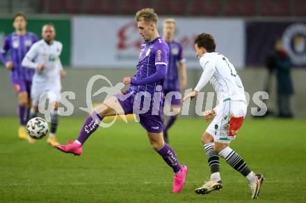 Fussball 2. Liga. SK Austria Klagenfurt gegen FC Wacker Innsbruck.  Benjamin Hadzic (Klagenfurt). Klagenfurt, am 20.11.2020.
Foto: Kuess
www.qspictures.net
---
pressefotos, pressefotografie, kuess, qs, qspictures, sport, bild, bilder, bilddatenbank