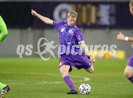 Fussball 2. Liga. SK Austria Klagenfurt gegen FC Wacker Innsbruck.  Christopher Brian Cvetko (Klagenfurt). Klagenfurt, am 20.11.2020.
Foto: Kuess
www.qspictures.net
---
pressefotos, pressefotografie, kuess, qs, qspictures, sport, bild, bilder, bilddatenbank