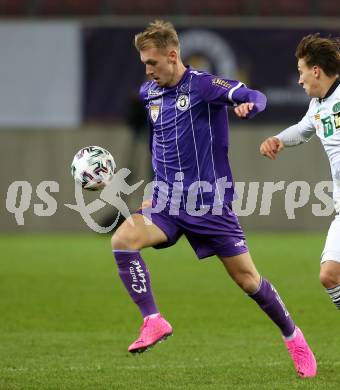 Fussball 2. Liga. SK Austria Klagenfurt gegen FC Wacker Innsbruck.  Benjamin Hadzic (Klagenfurt). Klagenfurt, am 20.11.2020.
Foto: Kuess
www.qspictures.net
---
pressefotos, pressefotografie, kuess, qs, qspictures, sport, bild, bilder, bilddatenbank