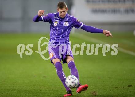 Fussball 2. Liga. SK Austria Klagenfurt gegen FC Wacker Innsbruck.  Ivan Saravanja (Klagenfurt). Klagenfurt, am 20.11.2020.
Foto: Kuess
www.qspictures.net
---
pressefotos, pressefotografie, kuess, qs, qspictures, sport, bild, bilder, bilddatenbank