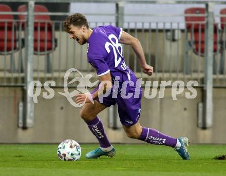 Fussball 2. Liga. SK Austria Klagenfurt gegen FC Wacker Innsbruck.  Herbert Paul (Klagenfurt). Klagenfurt, am 20.11.2020.
Foto: Kuess
www.qspictures.net
---
pressefotos, pressefotografie, kuess, qs, qspictures, sport, bild, bilder, bilddatenbank