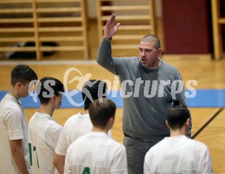 Basketball Zweite Liga 2020/2021. Grunddurchgang 8. Runde. KOS Celovec gegen Basket Flames. Trainer Andrej Bozic (KOS Celovec). Klagenfurt, am 22.11.2020.
Foto: Kuess
www.qspictures.net

---
pressefotos, pressefotografie, kuess, qs, qspictures, sport, bild, bilder, bilddatenbank