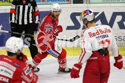 EBEL. Eishockey Bundesliga. KAC gegen	EC Red Bull Salzburg. Torjubel Thomas Hundertpfund (KAC). Klagenfurt, am 22.11.2020.
Foto: Kuess
www.qspictures.net

---
pressefotos, pressefotografie, kuess, qs, qspictures, sport, bild, bilder, bilddatenbank