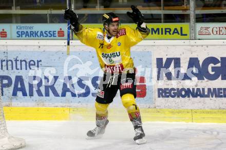 EBEL. Eishockey Bundesliga. KAC gegen	spusu Vienna Capitals. Torjubel Colin Campbell  (Vienna). Klagenfurt, am 29.11.2020.
Foto: Kuess
www.qspictures.net

---
pressefotos, pressefotografie, kuess, qs, qspictures, sport, bild, bilder, bilddatenbank