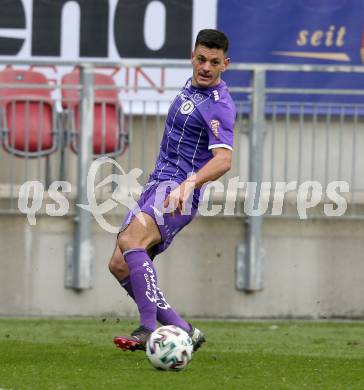 Fussball 2. Liga. SK Austria Klagenfurt gegen  SC Austria Lustenau.  Darijo Pecirep (Klagenfurt). Klagenfurt, am 29.11.2020.
Foto: Kuess
www.qspictures.net
---
pressefotos, pressefotografie, kuess, qs, qspictures, sport, bild, bilder, bilddatenbank