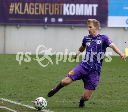 Fussball 2. Liga. SK Austria Klagenfurt gegen  SC Austria Lustenau.  Christopher Brian Cvetko (Klagenfurt). Klagenfurt, am 29.11.2020.
Foto: Kuess
www.qspictures.net
---
pressefotos, pressefotografie, kuess, qs, qspictures, sport, bild, bilder, bilddatenbank