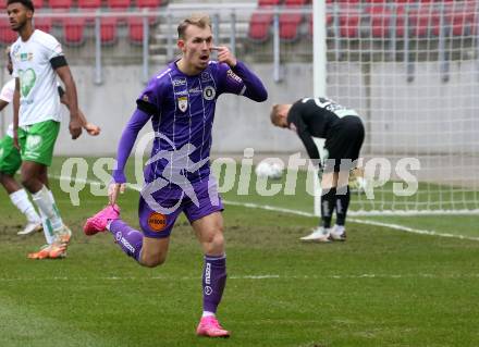Fussball 2. Liga. SK Austria Klagenfurt gegen  SC Austria Lustenau.  Torjubel  Benjamin Hadzic (Klagenfurt). Klagenfurt, am 29.11.2020.
Foto: Kuess
www.qspictures.net
---
pressefotos, pressefotografie, kuess, qs, qspictures, sport, bild, bilder, bilddatenbank