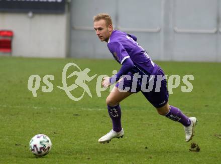 Fussball 2. Liga. SK Austria Klagenfurt gegen  SC Austria Lustenau.  Florian Jaritz (Klagenfurt). Klagenfurt, am 29.11.2020.
Foto: Kuess
www.qspictures.net
---
pressefotos, pressefotografie, kuess, qs, qspictures, sport, bild, bilder, bilddatenbank