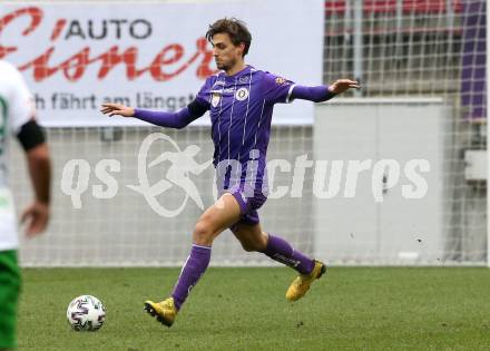 Fussball 2. Liga. SK Austria Klagenfurt gegen  SC Austria Lustenau.  Thorsten Mahrer (Klagenfurt). Klagenfurt, am 29.11.2020.
Foto: Kuess
www.qspictures.net
---
pressefotos, pressefotografie, kuess, qs, qspictures, sport, bild, bilder, bilddatenbank