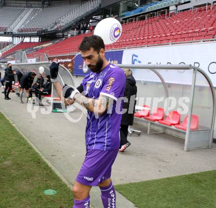 Fussball 2. Liga. SK Austria Klagenfurt gegen  SC Austria Lustenau.  Kosmas Gkezos (Klagenfurt). Klagenfurt, am 29.11.2020.
Foto: Kuess
www.qspictures.net
---
pressefotos, pressefotografie, kuess, qs, qspictures, sport, bild, bilder, bilddatenbank