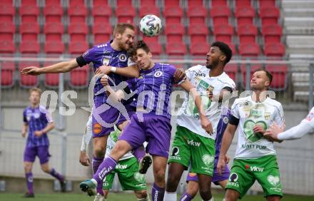 Fussball 2. Liga. SK Austria Klagenfurt gegen  SC Austria Lustenau.  Markus Rusek, Simon Straudi (Klagenfurt), Till Cissokho (Lustenau). Klagenfurt, am 29.11.2020.
Foto: Kuess
www.qspictures.net
---
pressefotos, pressefotografie, kuess, qs, qspictures, sport, bild, bilder, bilddatenbank