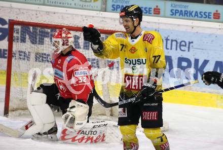 EBEL. Eishockey Bundesliga. KAC gegen	spusu Vienna Capitals. Torjubel  Colin Campbell,  (Vienna). Klagenfurt, am 29.11.2020.
Foto: Kuess
www.qspictures.net

---
pressefotos, pressefotografie, kuess, qs, qspictures, sport, bild, bilder, bilddatenbank