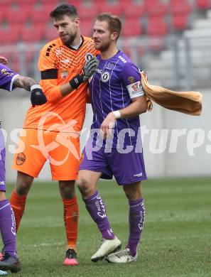 Fussball 2. Liga. SK Austria Klagenfurt gegen  SC Austria Lustenau.  Phillip Menzel, Markus Rusek (Klagenfurt). Klagenfurt, am 29.11.2020.
Foto: Kuess
www.qspictures.net
---
pressefotos, pressefotografie, kuess, qs, qspictures, sport, bild, bilder, bilddatenbank