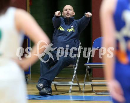 Basketball Damen Superliga 2020/2021. Grunddurchgang 7. Runde.  KOS Celovec Damen gegen DBB LZ OOE.  Trainer Gregor Leitner (OOE). Klagenfurt, am 5.12.2020.
Foto: Kuess
www.qspictures.net

---
pressefotos, pressefotografie, kuess, qs, qspictures, sport, bild, bilder, bilddatenbank