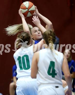Basketball Damen Superliga 2020/2021. Grunddurchgang 7. Runde.  KOS Celovec Damen gegen DBB LZ OOE. Anna Kowatsch (KOS Celovec), Sonja Andjelkovic (OOE). Klagenfurt, am 5.12.2020.
Foto: Kuess
www.qspictures.net

---
pressefotos, pressefotografie, kuess, qs, qspictures, sport, bild, bilder, bilddatenbank