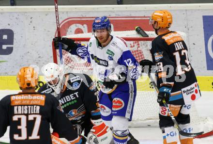 EBEL. Eishockey Bundesliga. VSV gegen Black Wings LINZ 1992.  Torjubel Michael Raffl (VSV). Villach, am 6.12.2020.
Foto: Kuess
www.qspictures.net
---
pressefotos, pressefotografie, kuess, qs, qspictures, sport, bild, bilder, bilddatenbank