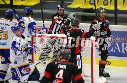 EBEL. Eishockey Bundesliga. VSV gegen Bratislava Capitals.  Torjubel  (Bratislava). Villach, am 8.12.2020.
Foto: Kuess
www.qspictures.net
---
pressefotos, pressefotografie, kuess, qs, qspictures, sport, bild, bilder, bilddatenbank