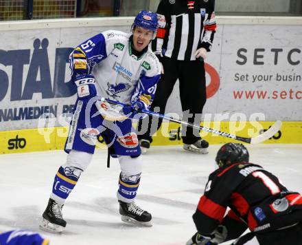 EBEL. Eishockey Bundesliga. VSV gegen Bratislava Capitals.  Jordan Caron (VSV). Villach, am 8.12.2020.
Foto: Kuess
www.qspictures.net
---
pressefotos, pressefotografie, kuess, qs, qspictures, sport, bild, bilder, bilddatenbank