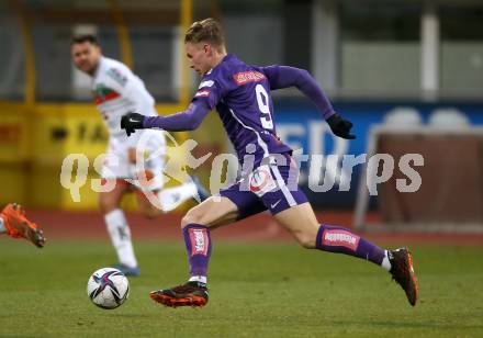 Fussball. Bundesliga. RZ Pellets WAC gegen FK Austria Wien.  Patrick Wimmer   (Wien). Wolfsberg, am 13.12.2020.
Foto: Kuess
www.qspictures.net

---
pressefotos, pressefotografie, kuess, qs, qspictures, sport, bild, bilder, bilddatenbank