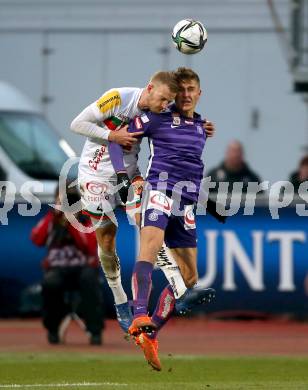 Fussball. Bundesliga. RZ Pellets WAC gegen FK Austria Wien. Jonathan Scherzer,  (WAC), Benedikt Pichler  (Wien). Wolfsberg, am 13.12.2020.
Foto: Kuess
www.qspictures.net

---
pressefotos, pressefotografie, kuess, qs, qspictures, sport, bild, bilder, bilddatenbank