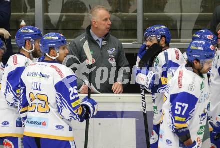 EBEL. Eishockey Bundesliga. VSV gegen EC Red Bull Salzburg. Trainer Rob Daum (VSV). Villach, am 18.12.2020.
Foto: Kuess
www.qspictures.net
---
pressefotos, pressefotografie, kuess, qs, qspictures, sport, bild, bilder, bilddatenbank