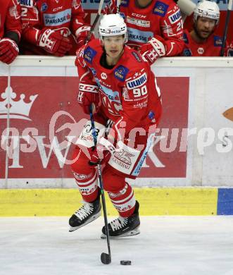 EBEL. Eishockey Bundesliga. KAC gegen	HC TIWAG Innsbruck.  Matthew Fraser (KAC). Klagenfurt, am 20.12.2020.
Foto: Kuess
www.qspictures.net

---
pressefotos, pressefotografie, kuess, qs, qspictures, sport, bild, bilder, bilddatenbank