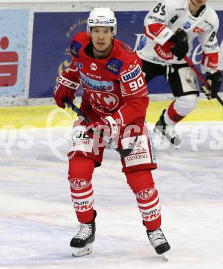 EBEL. Eishockey Bundesliga. KAC gegen	HC TIWAG Innsbruck. Matthew Fraser (KAC). Klagenfurt, am 20.12.2020.
Foto: Kuess
www.qspictures.net

---
pressefotos, pressefotografie, kuess, qs, qspictures, sport, bild, bilder, bilddatenbank